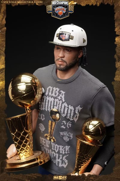 【售罄展示追加請私訊客服@toystationtw】NBA 1/6收藏級可動人偶套裝【可動眼】布倫森奪冠 X Reset-Studio9