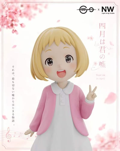 【售罄展示追加請私訊客服@toystationtw】四月是你的謊言 宮園薰·童年Ver.&有馬公生·童年Ver. X Night Wing夜翼社+HERA赫拉4
