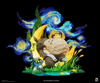 【預購】宮崎駿 藝術家系列第一款 星空下的龍貓 X Raven渡鴉3