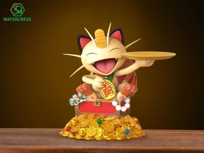 【現貨秒發】寶可夢 招財收納喵喵 X Watercress模玩4