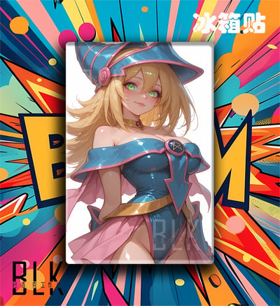 【預購】遊戲王《魔術女孩》裝飾畫&冰箱貼 X 巴洛克工作室3
