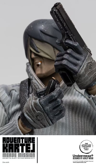 【售罄展示追加請私訊客服@toystationtw】Adventure Kartel 1/6系列 Cold Bugger Adventure Merde 標準單人版 X Underverse7