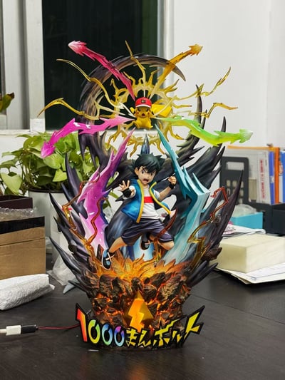 【預購】寶可夢 第一彈 小智皮卡丘z招式-千萬伏特 X 白噪音工作室8