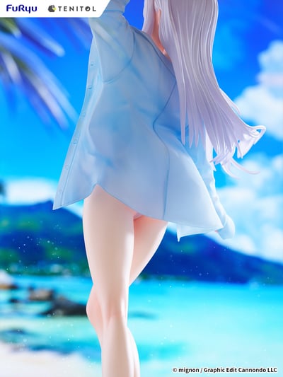 【預購】TENITOL TALL NO GAME NO LIFE 遊戲人生 白-泳裝Ver. X FuRyu5