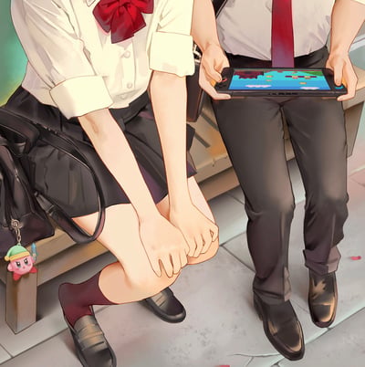 【預購】薩爾達傳說《校服塞爾達林克》裝飾畫 X H2工作室5