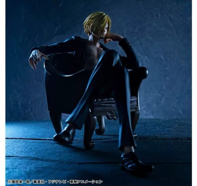 【售罄展示追加請私訊客服@toystationtw】海賊王 POP SOC 沙發-坐姿香吉士 (再版) X MegaHouse4