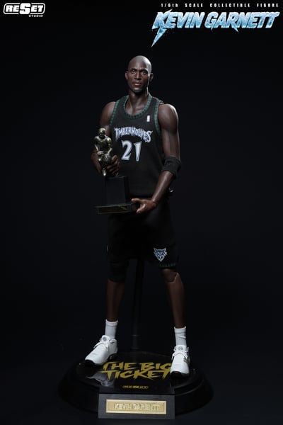 【預購】NBA 1/6收藏級可動人偶套裝 可動眼 森林狼MVP加內特 X Reset-Studio13