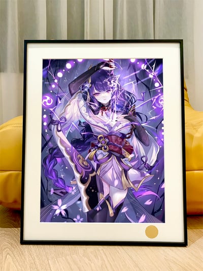 【預購】原神《拔劍雷電》動漫裝飾畫 X 星空工作室3