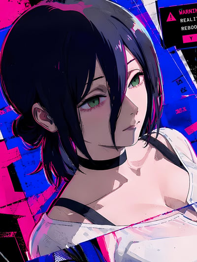 【預購】鏈鋸人《塗鴉蕾塞》動漫裝飾畫 X 星空工作室6