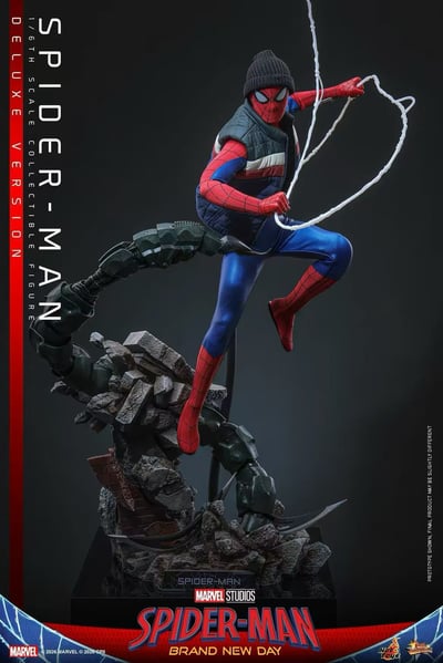 【售罄展示追加請私訊客服@toystationtw】《蜘蛛人：嶄新之日》蜘蛛人 ( 可動 ) X HOTTOYS8