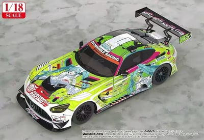 【售罄展示追加請私訊客服@toystationtw】Good Smile 初音未來 AMG 開幕戰痛車 車模 Ver. 再版 X GSC5