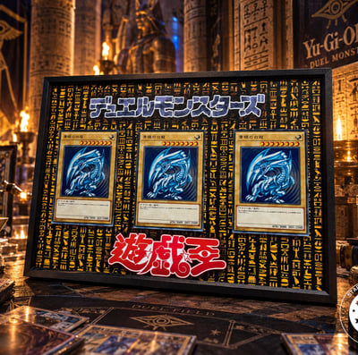 【預購】遊戲王《三青眼白龍冰箱貼創意畫》X 星空工作室1