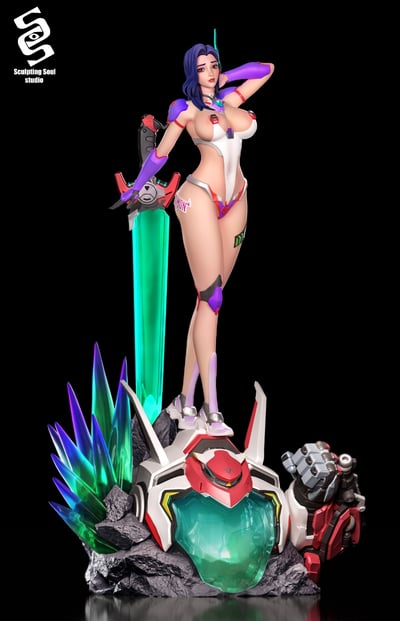 【售罄展示追加請私訊客服@toystationtw】Overwatch：守望先鋒 D.Mon李侑娜 X Sculpting Soul4