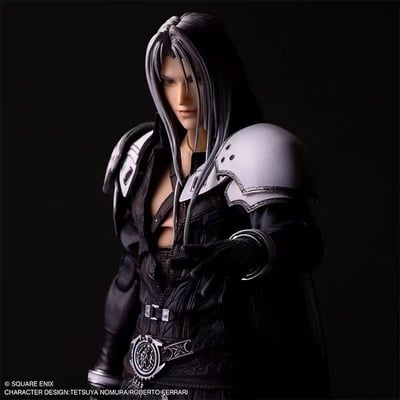 【售罄展示追加請私訊客服@toystationtw】最終幻想VII 真 可動手辦 薩菲羅斯 X SQUARE ENIX STATIC ARTS8