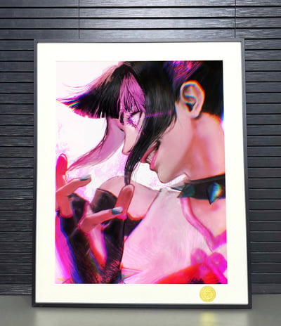 【預購】街頭霸王《韓蛛俐》動漫電競房裝飾畫 X H2工作室3