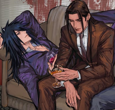 【預購】火影忍者《西裝三忍》動漫裝飾畫 X H2工作室4