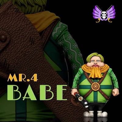 【預購】海賊王 巴洛克工作社 第十二彈 Mr.4 貝布 X A+研究所3