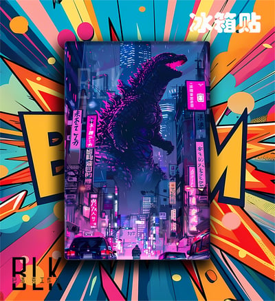 【預購】《哥吉拉》動漫裝飾畫&冰箱貼 X 巴洛克工作室3