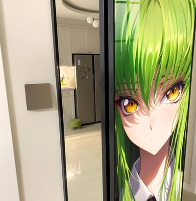 【預購】Code Geass反叛的魯路修 C.C.半身像推拉鏡 X 阿喵畫社2