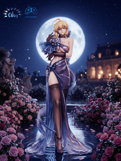 【售罄展示追加請私訊客服@toystationtw】Fate 晚禮服系列03-Saber X cdkey+PG2