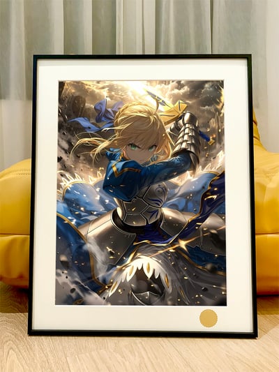【預購】Fate《突擊saber》動漫裝飾畫 X 星空工作室3