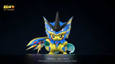 【預購】寶可夢 mega暴鯉龍皮卡丘 X ECHO皮卡丘模型鋪子（皮模鋪）2