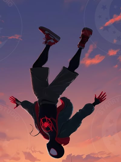 【預購】Marvel漫威《潮流蜘蛛人》動漫裝飾畫 X 星空工作室5