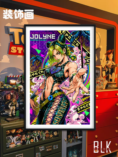 【預購】JOJO的奇妙冒險《塗鴉徐倫》動漫裝飾畫&冰箱貼 X 巴洛克工作室4