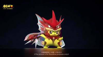 【預購】寶可夢 mega暴鯉龍皮卡丘 X ECHO皮卡丘模型鋪子（皮模鋪）7