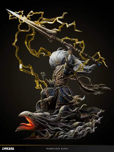 【預購】黑暗之魂3-無名王者（獵龍戰神-太陽戰士）X CHIKARA力量8