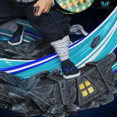 【預購】鬼滅之刃 九柱第一彈 水柱-富岡義勇 X 紫藤花社5