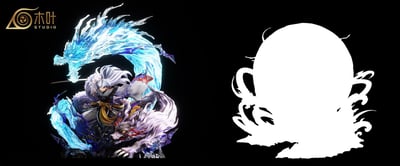 【現貨秒發】犬夜叉 輕雕系列001 殺生丸 X 木葉工作室11