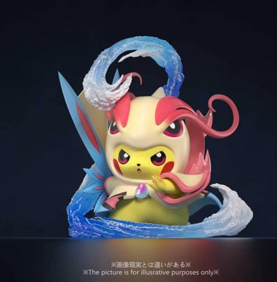 【預購】寶可夢 美娜斯變裝皮卡丘 X ECHO皮卡丘模型鋪子（皮模鋪）1