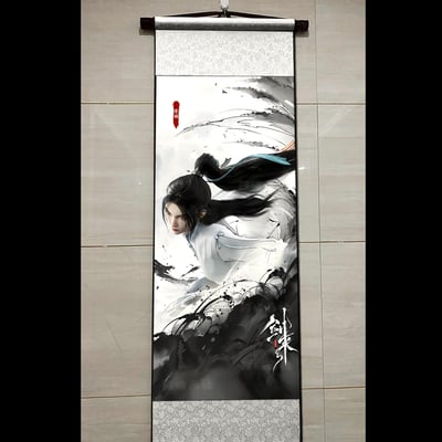 【預購】墨染 寧瑤卷軸畫 X 阿喵畫社3