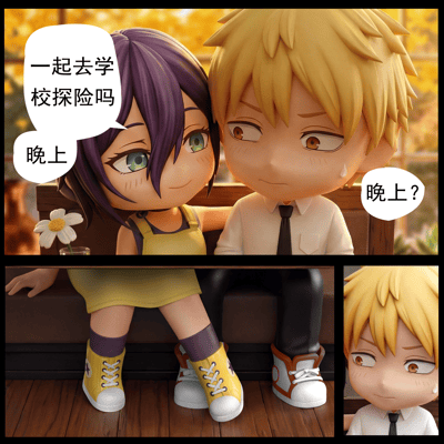 【預購】鏈鋸人 蕾塞&電次咖啡店 X DEEP工作室2