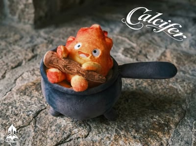 【預購】宮崎駿 卡西法 CALCIFER 毛絨掛件 X NINETY SEVEN（玖柒）5