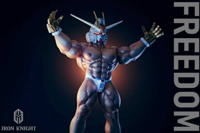 【預購】自由戰士（頭雕眼睛可亮燈）X IRON KNIGHT鐵騎士2