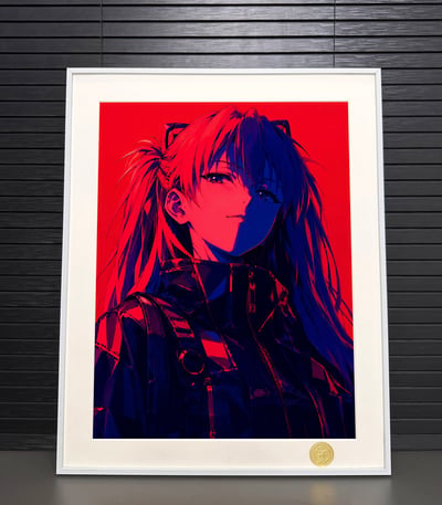 【預購】Eva新世紀福音戰士《賽博明日香》動漫裝飾畫 X H2工作室3