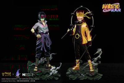 【預購】《火影忍者》六道仙人模式-漩渦鳴人&輪回眼-宇智波佐助 X 皮樂中國+雲頂摘星工作室 正版授權3