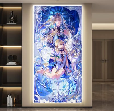 【預購】雙生幻影 深海卡提希婭-燈帶畫 X 阿喵畫社4