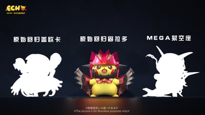 【預購】寶可夢 原始回歸固拉多變裝皮卡丘（三神共鳴）X ECHO皮卡丘模型鋪子（皮模鋪）10