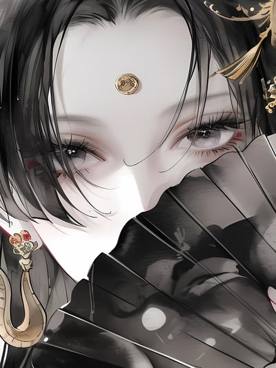 【預購】海賊王《水墨女帝》動漫裝飾畫 X 星空工作室6