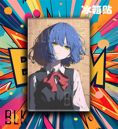 【預購】孤獨搖滾《報紙山田涼》動漫裝飾畫&冰箱貼 X 巴洛克工作室3