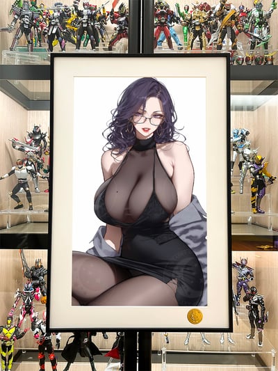 【預購】美麗新世界《辦公金美庭》動漫裝飾畫 X 星空工作室2