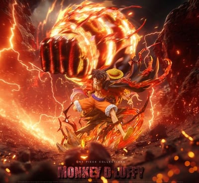 【補款】海賊王 全形態共鳴第四彈 雙版本 三檔業火魯夫 X LZ-Studio1