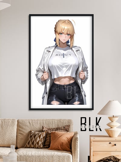 【預購】Fate/stay《風衣saber》裝飾畫&冰箱貼 X 巴洛克工作室2