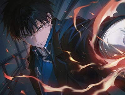 【預購】鋼之煉金術師《羅伊馬斯坦》動漫裝飾畫 X H2工作室4