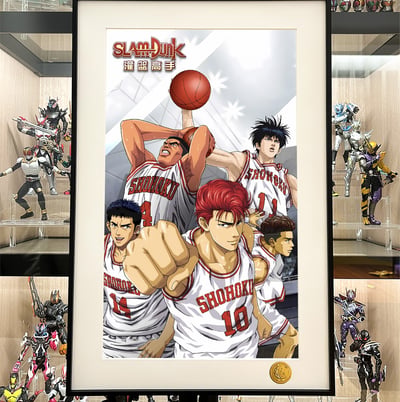 【預購】灌籃高手《白衣五虎》動漫裝飾畫 X 星空工作室1