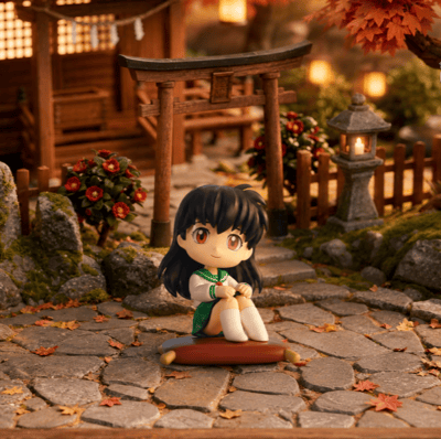 【售罄展示追加請私訊客服@toystationtw】犬夜叉 半妖小聚第三彈 戈薇·小憩片刻 X 萌力星球1