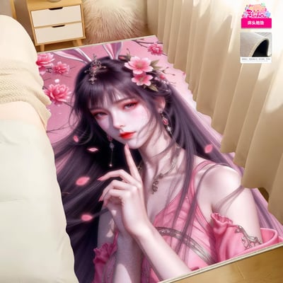【預購】桃月落舞 小舞大豎款 12k主題高清裝飾畫 X 阿喵畫社4